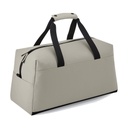 Bagbase Matte pu weekender bag 28 l, vaaleanharmaa