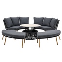 HOLAND muuntautuva kalustesetti ulos, antrasiitti