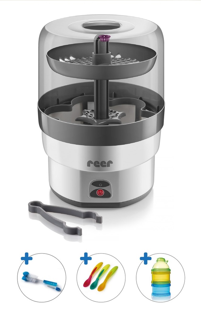 Reer desinfiointilaite tuttipulloille ja tarvikkeille XL