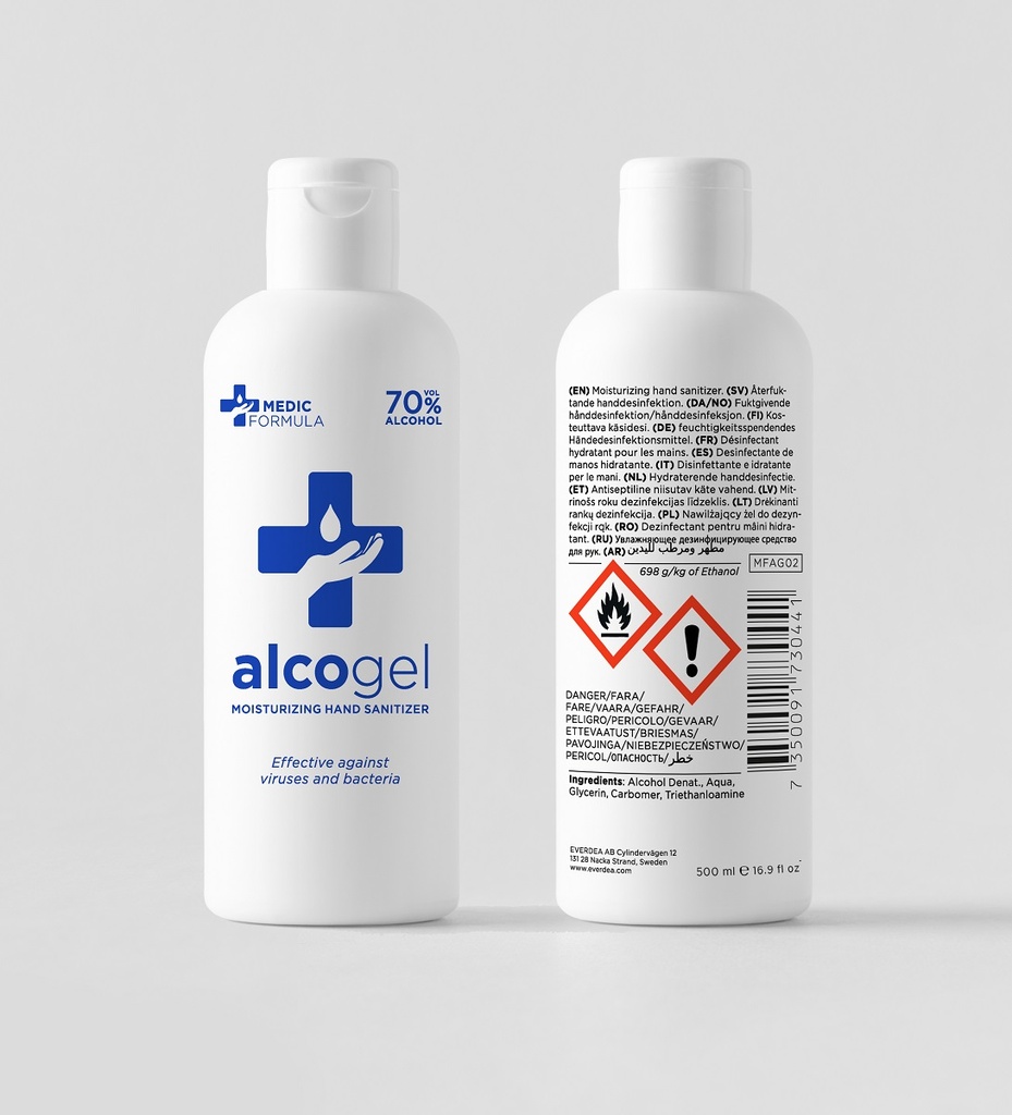 Alcogel käsihuuhde 500ml