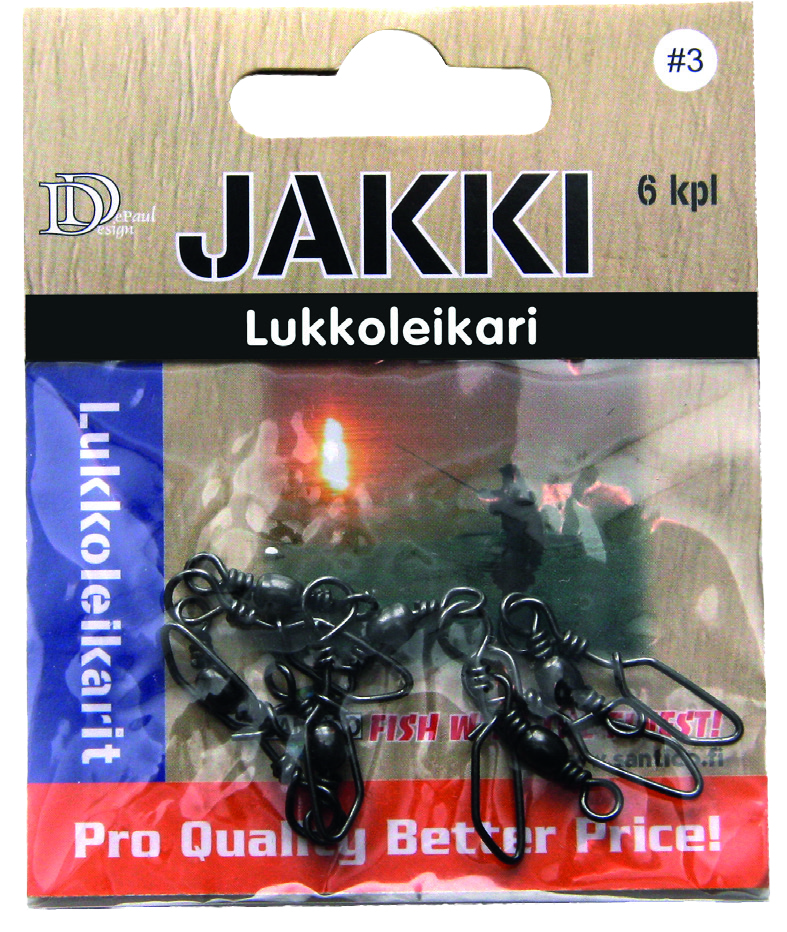 Jakki lukkoleikari 6kpl koko 3