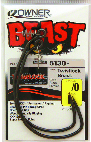 Owner Beast painotettu offset koukku koko 8/0 