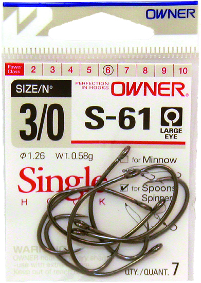 Owner S-61   ykshaarakoukku koko 3/0