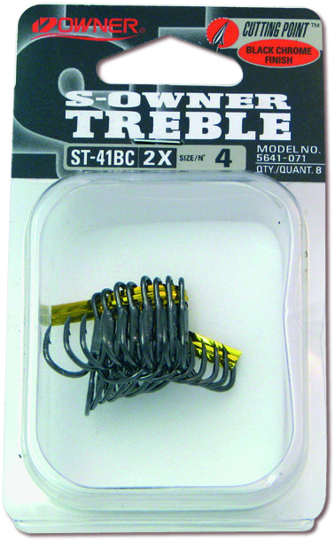 Owner ST41BC kolmihaarakoukku koko 2/0 