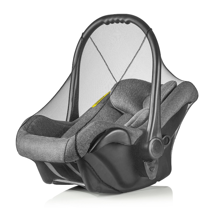 Reer Bitesafe hyönteisverkko turvakaukaloon, musta