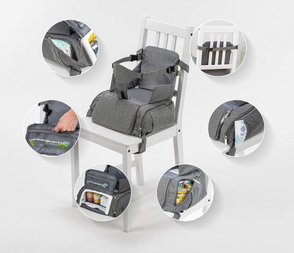 Reer hoitolaukku ja istuinkoroke 2in1