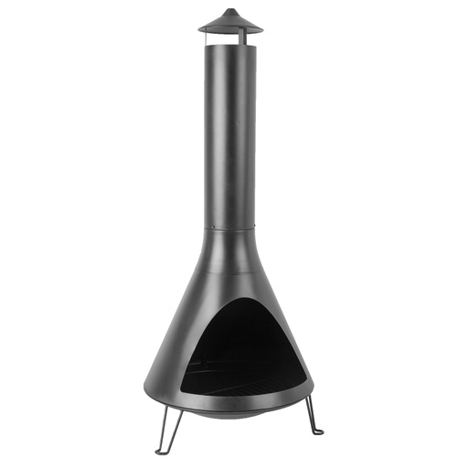[4741243400344] Ulkotulisija WARM SEEKER, mustaksi maalattua metallia, halkaisija 53 cm, korkeus 183 cm