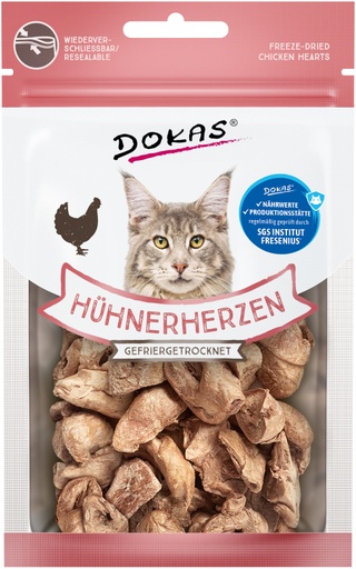 [4251276204203] Dokas kissalle pakastekuivattu kanansydän 15g